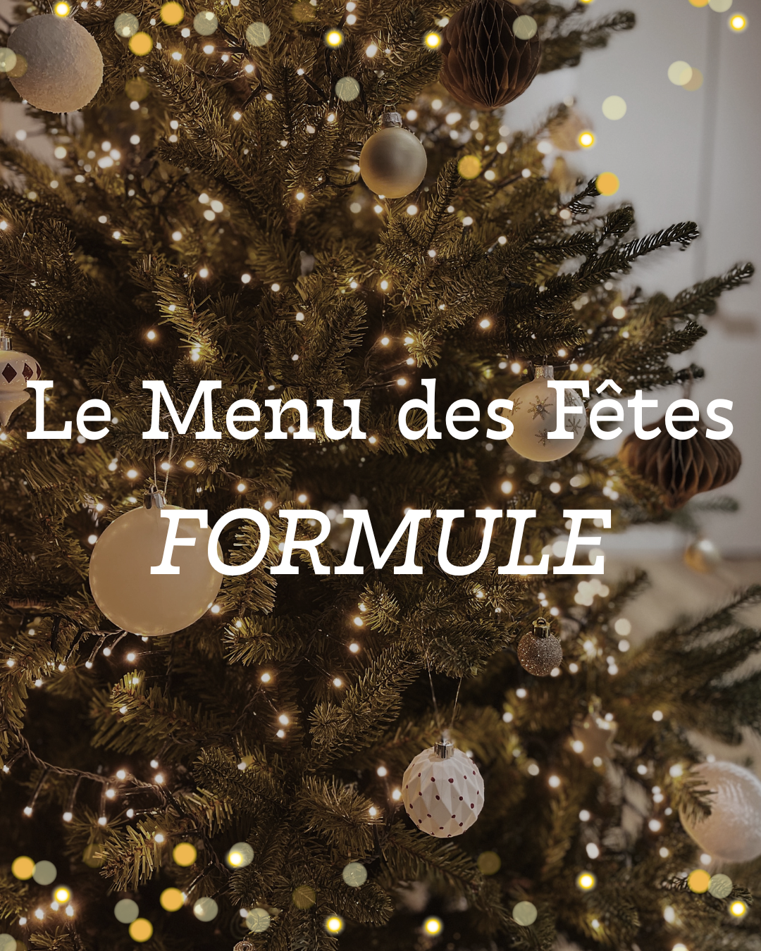 Le Menu des fêtes 50 €